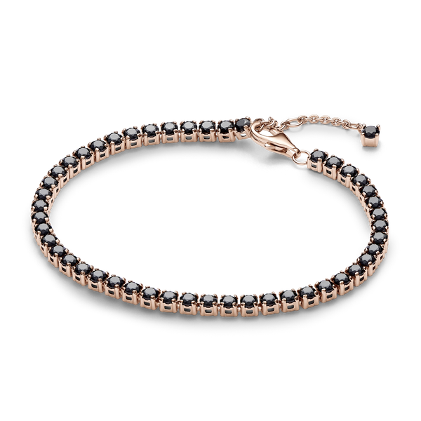 Black Sparkling Tennis Bracelet
