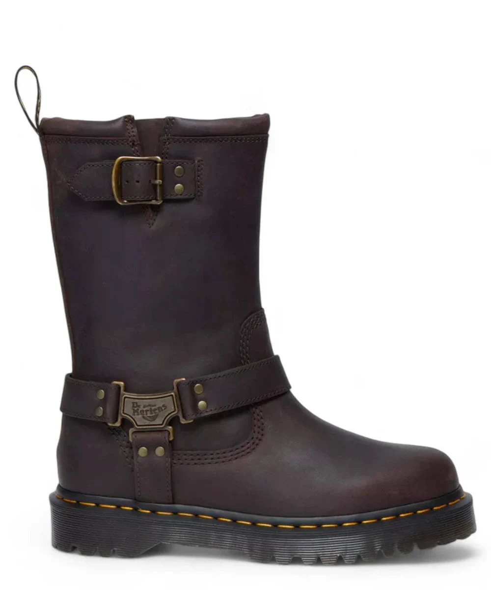 Image of Biker Anistone Hi in Pelle