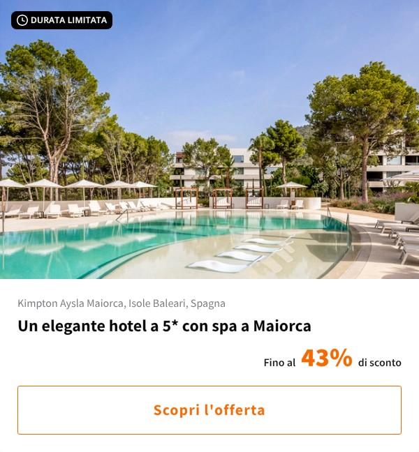Un elegante hotel a 5* con spa a Maiorca