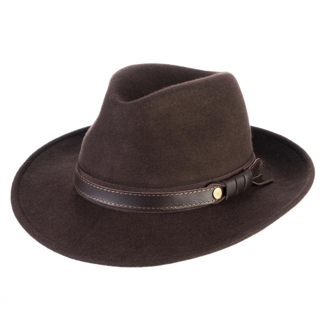Fedora Elegante Vecchia Borgogna