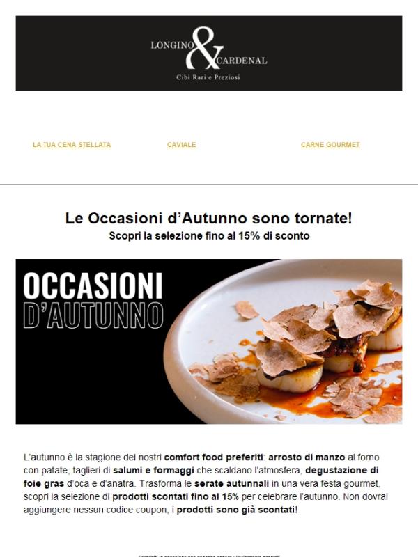 🍂 Occasioni d'Autunno! | Scopri gli Sconti Fino al 15%
