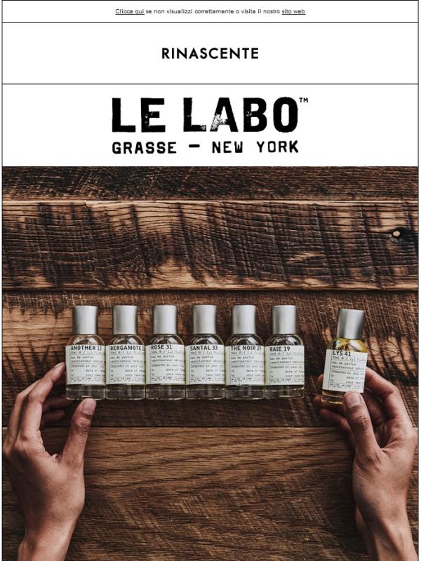 Le Labo: nuovo formato!