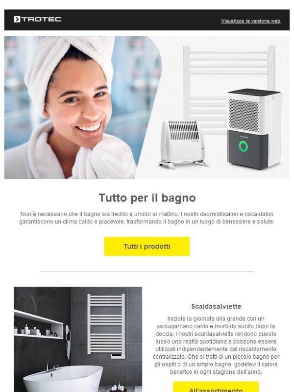 🛁 Il tuo bagno merita il clima perfetto