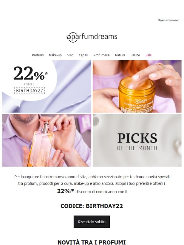 Sopresa! 🎉 22% sui nostri nuovi arrivi