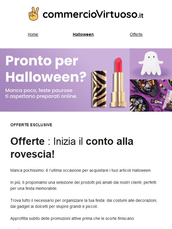 👻 Ultime ore Halloween + i nostri best seller più venduti