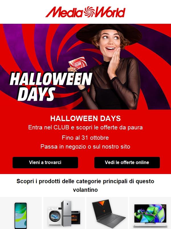 Halloween Days: offerte da paura fino al 31/10