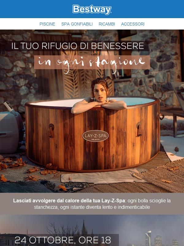 Freddo fuori, dentro Lay-Z-Spa