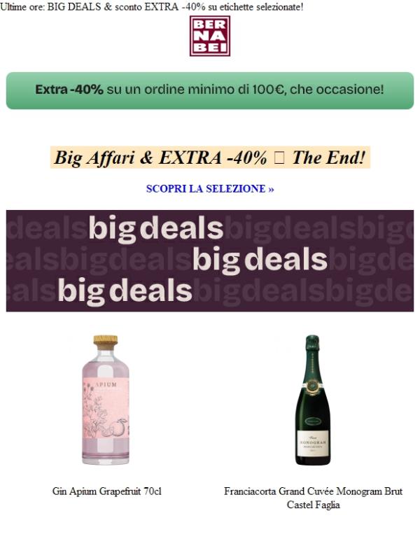 BIG DEALS ✈️ & Extra -40%