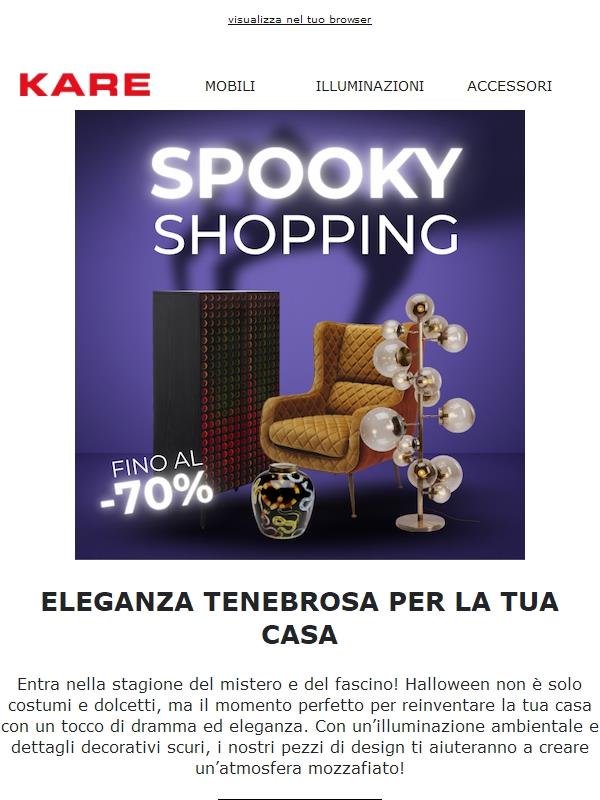 Dolcetto o scherzetto… meglio il 15% di sconto!