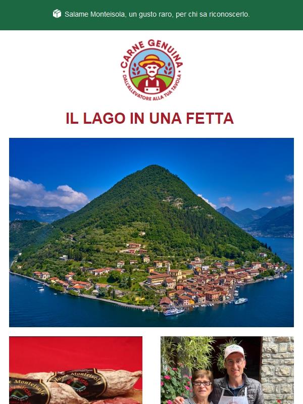 ⛰️ Salame di Monte Isola: pura poesia.