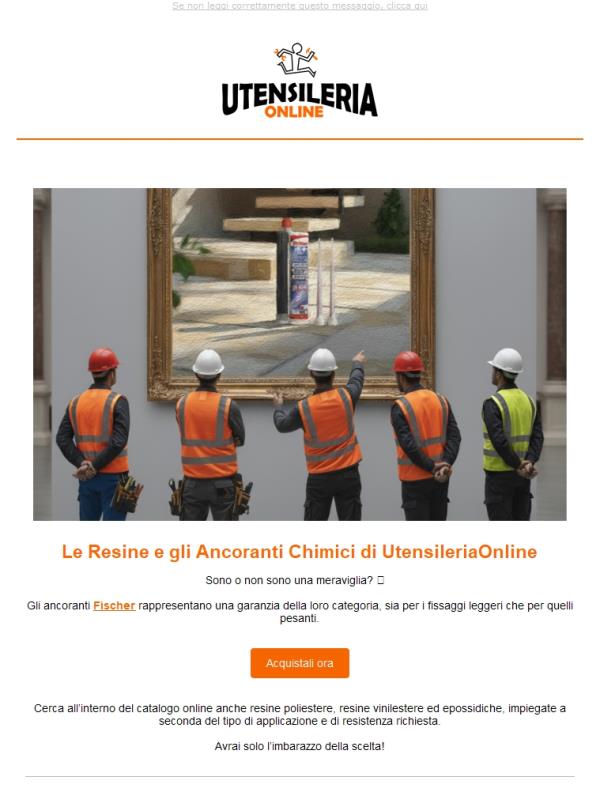 Prova resine e ancoranti di qualità