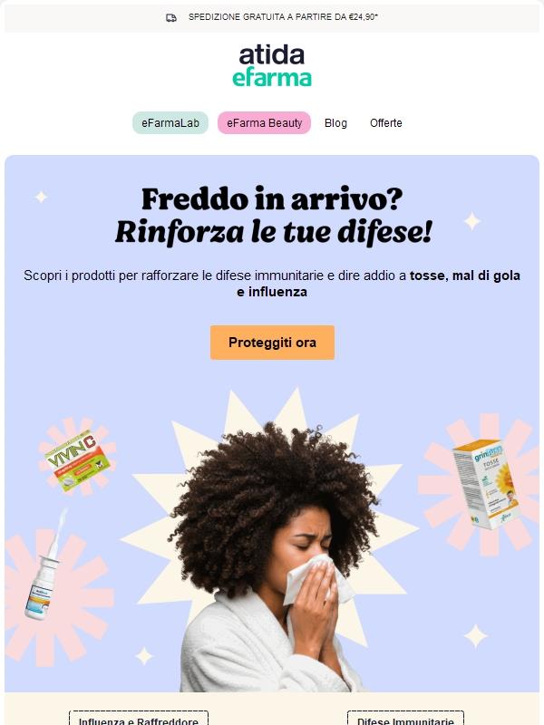 💊 Difese giù? È ora di reagire ai malanni di stagione
