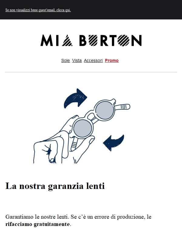 🔄 La nostra promessa: lenti rifatte gratis