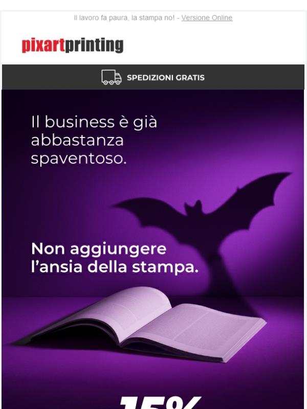 Scaccia le paure con un -15% su riviste, libri e cataloghi