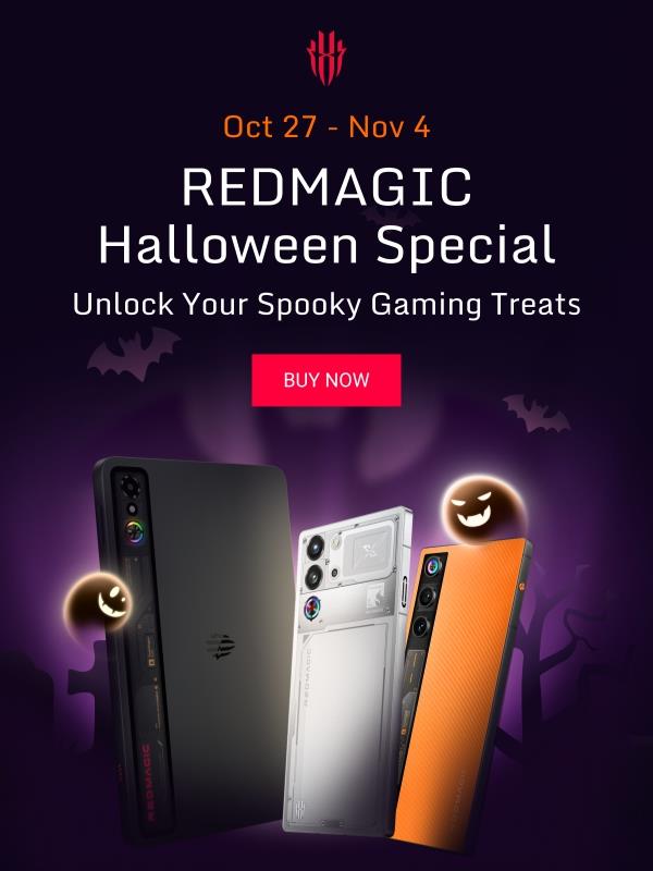 📣REDMAGIC Halloween Special Deals Are Here: Save up to $100!