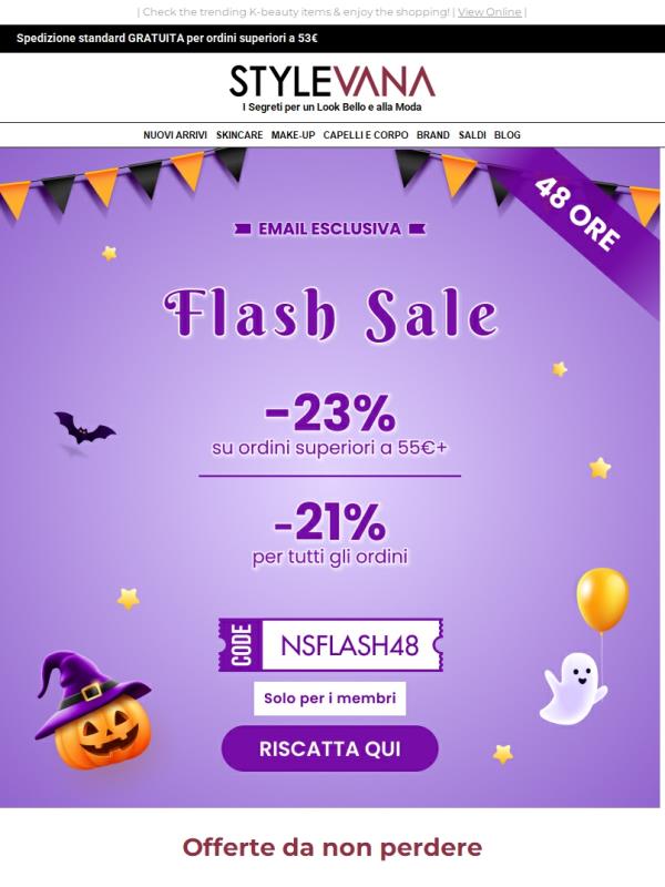 Anteprima: 23% di SCONTO su tutto 😍