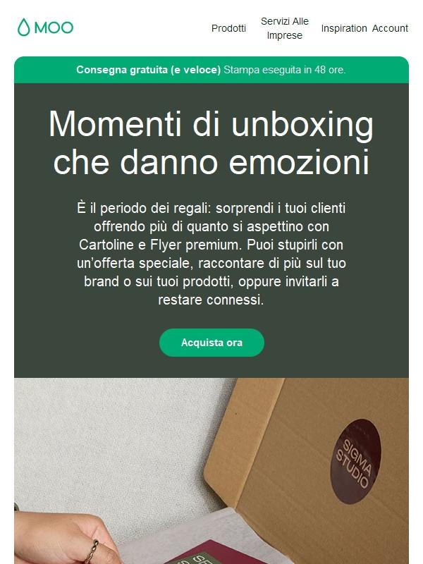 Rendi l’unboxing più WOW! ✨🎁