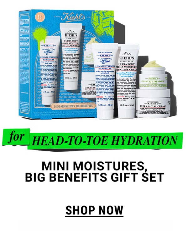 Mini moistures, Big benefits gift set