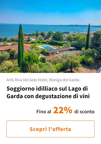 Soggiorno idilliaco sul Lago di Garda con degustazione di vini