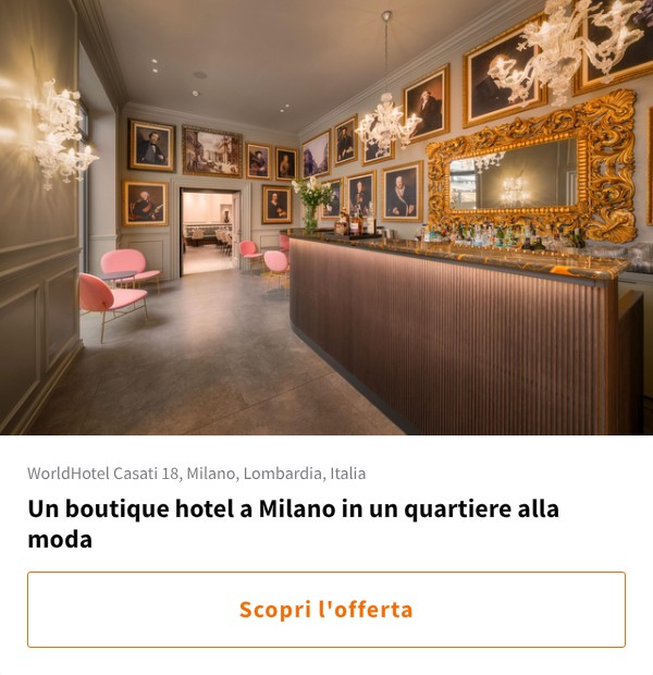 Un boutique hotel a Milano in un quartiere alla moda