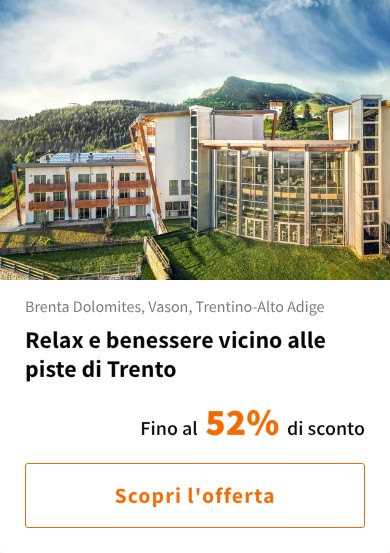 Relax e benessere vicino alle piste di Trento