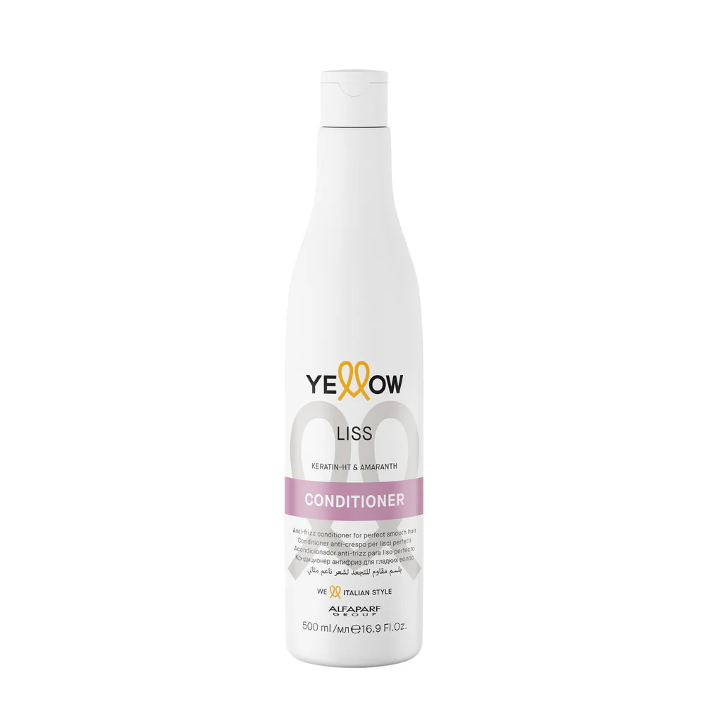 Image of ALFAPARF YELLOW Liss Conditioner, Condizionante Anti-Crespo per Lisci Perfetti 500ml
