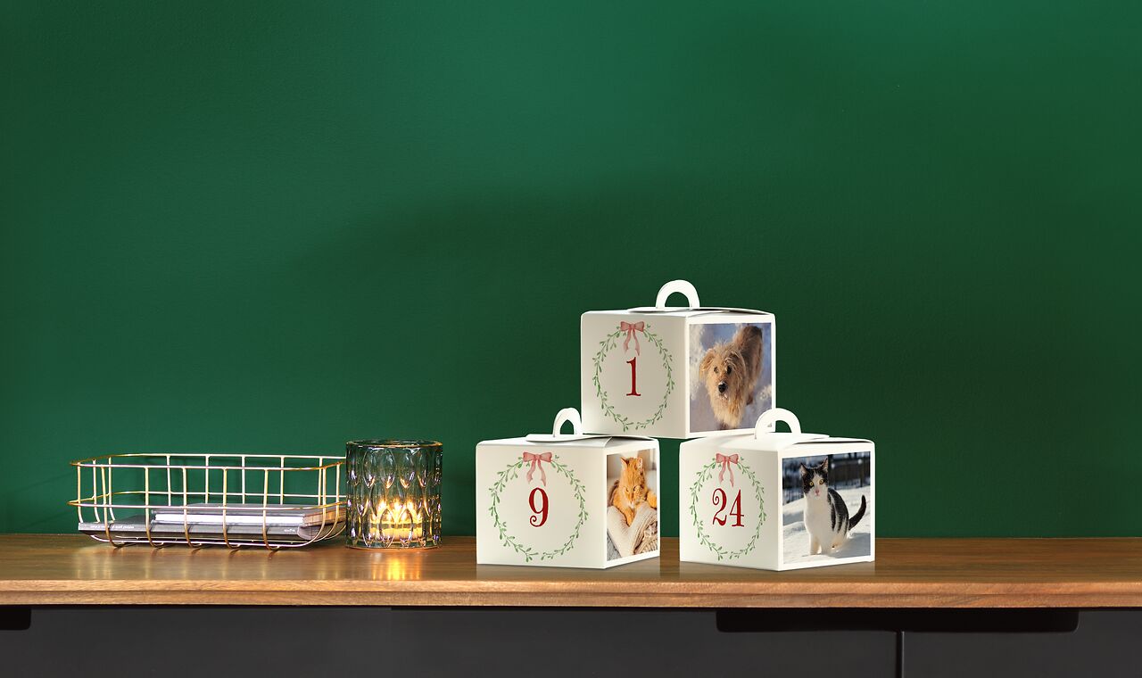 Calendario dell’Avvento a scatoline