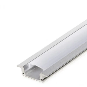 Profilo Alluminio Per Striscia LED - Diffusore Latteo RL-A1708 x 2M