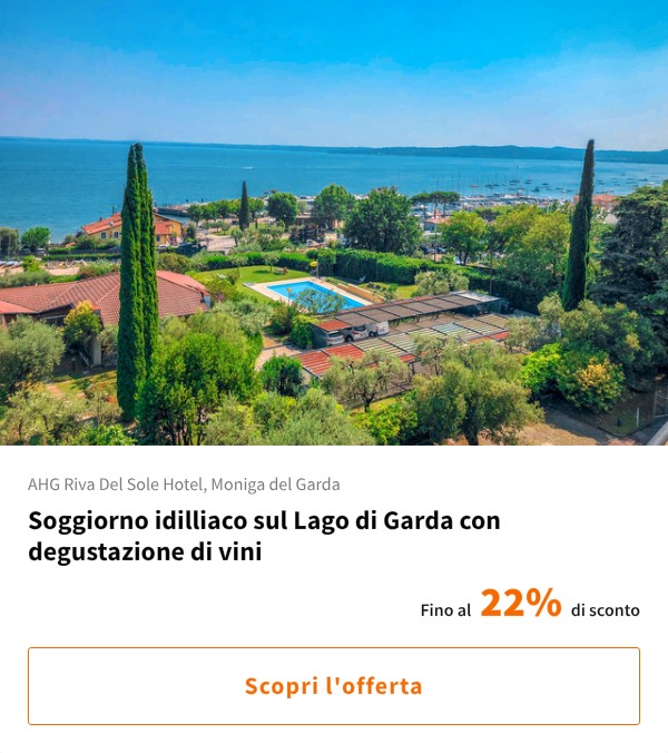 Soggiorno idilliaco sul Lago di Garda con degustazione di vini