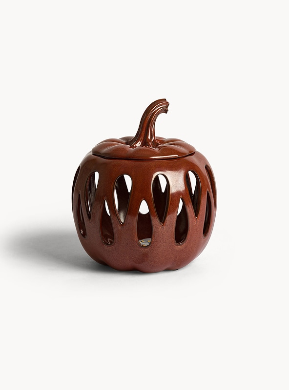 Decorazione in ceramica con led