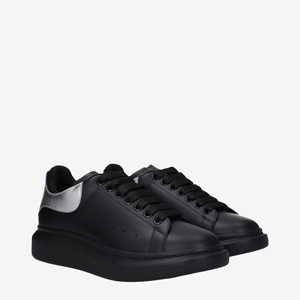 Alexander McQueen Sneakers Men Leather Black/Silver