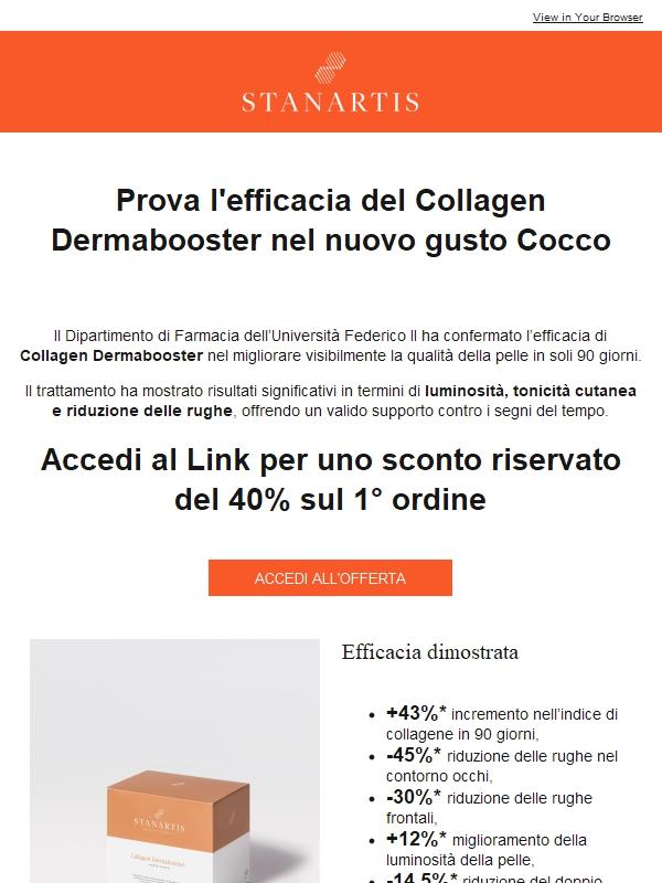 -40% di sconto sul nuovo Collagen Gusto Cocco🥥