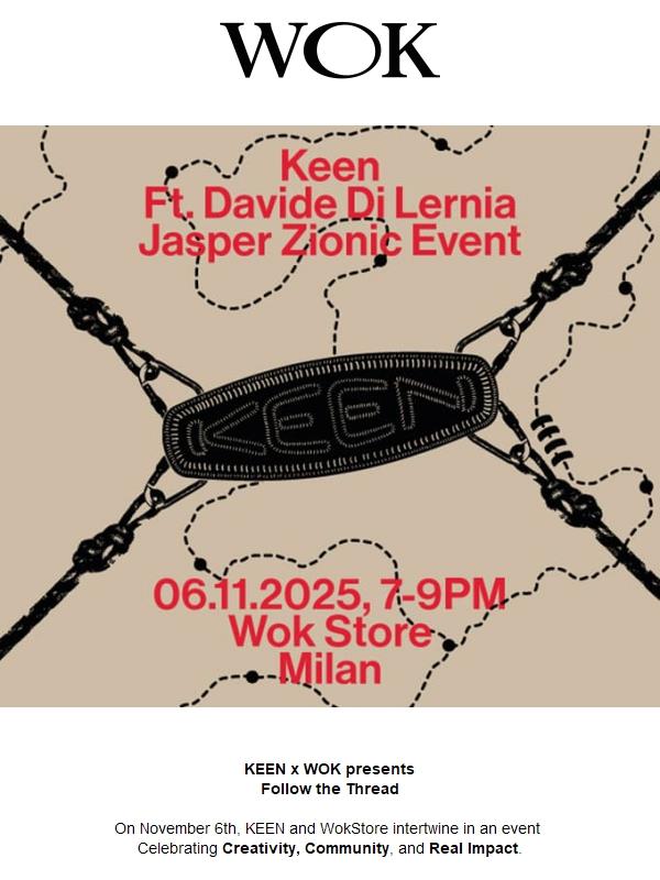 KEEN x WOK presents: Follow the Thread