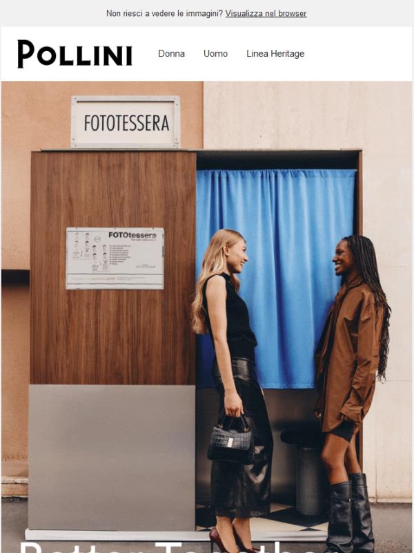 Uniti dallo stile Pollini, ognuno con la propria unicità