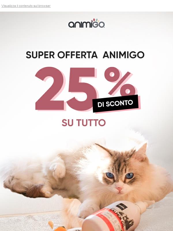 🛒 Fai Shopping Per Il Tuo Cucciolo Con Il 25% Di Sconto!