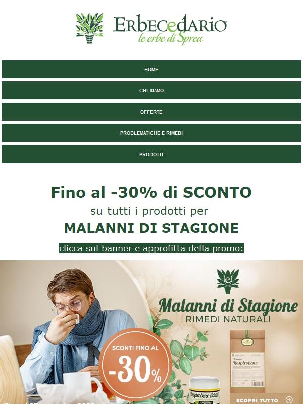 🤧 Non lasciare che i malanni di stagione ti sorprendano!