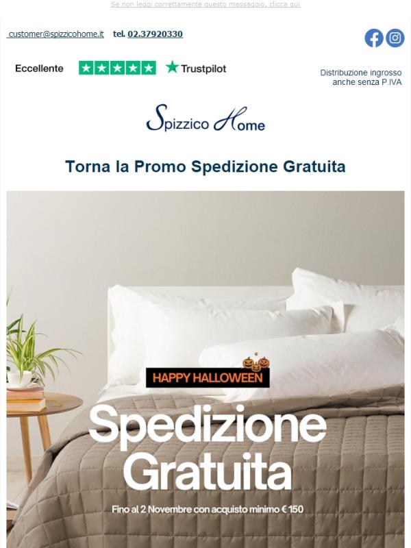 La vera sorpresa di Halloween? Spedizione In Regalo 🎁