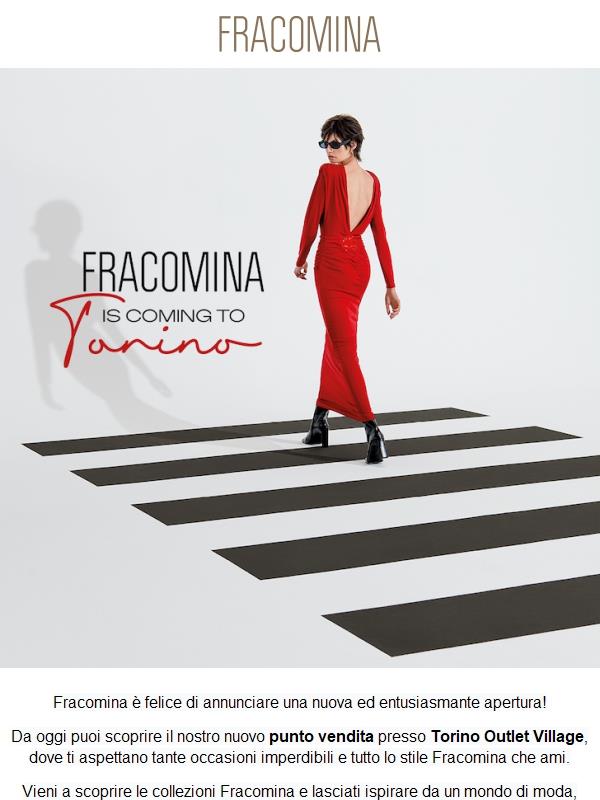 Fracomina è arrivata a Torino ✨