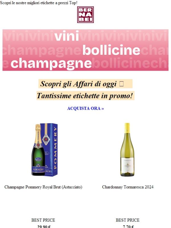 Champagne, bolle e vini 😍 Super promo!