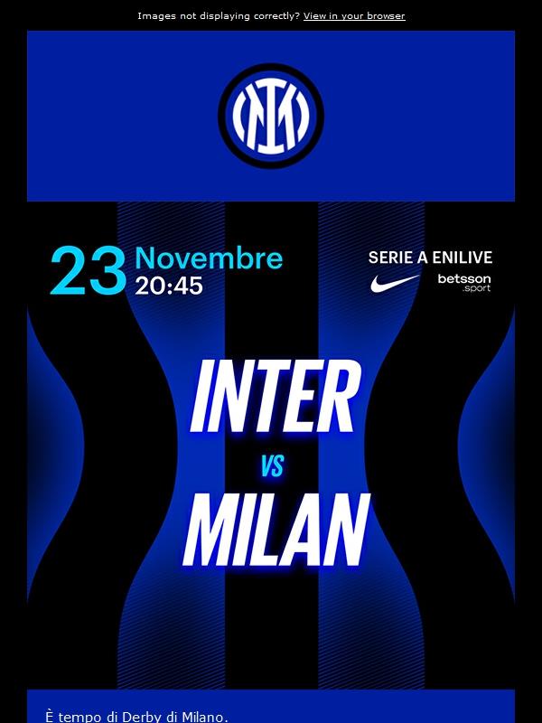 È tempo di Derby Milano 🏟⚫🔵