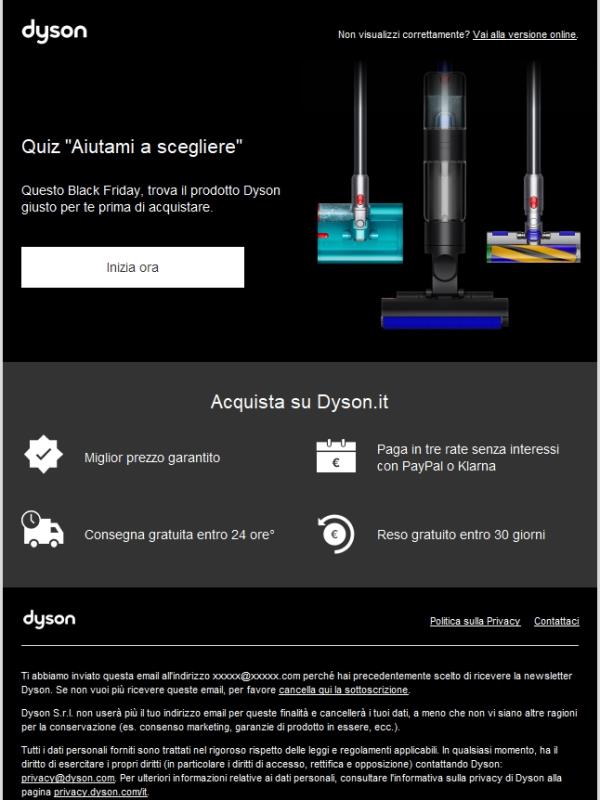 Scopri quali macchine Dyson fanno per te