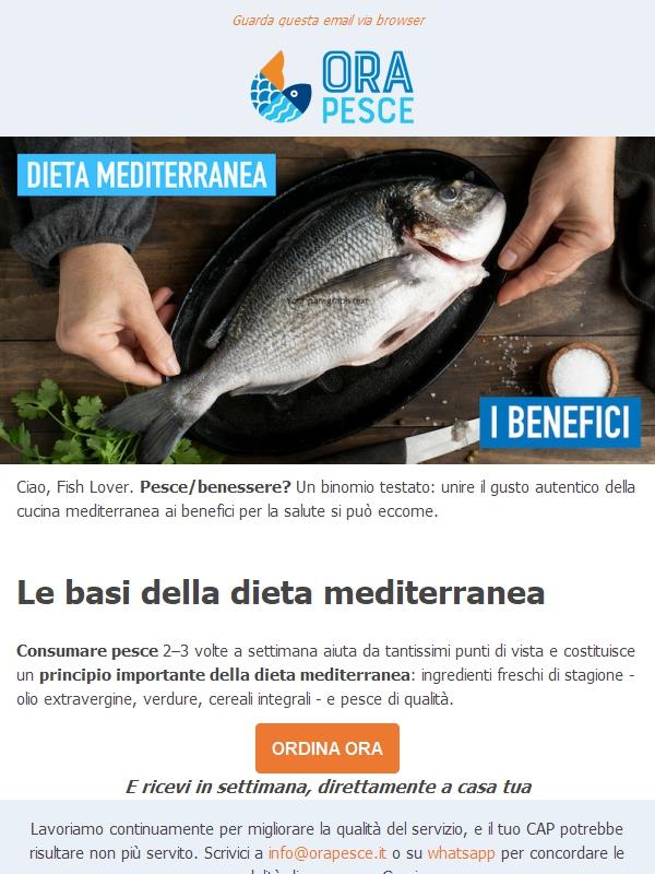 Buongiorno Fish Lover. Scopri tutti i benefici della dieta mediterranea 🐟🐟🐟