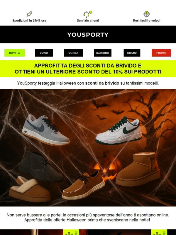 🎃PAURA DEGLI SCONTI? Noi NO, ti aspetta una extra sconto del 10%🍬