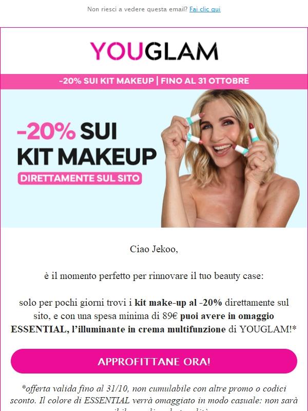 -20% sui kit make-up