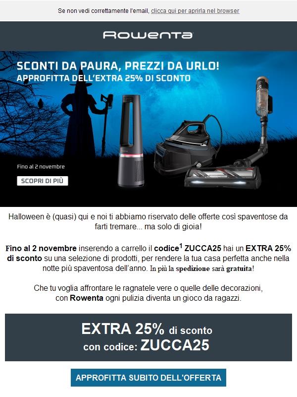 Sconti da urlo… solo per te! 👻