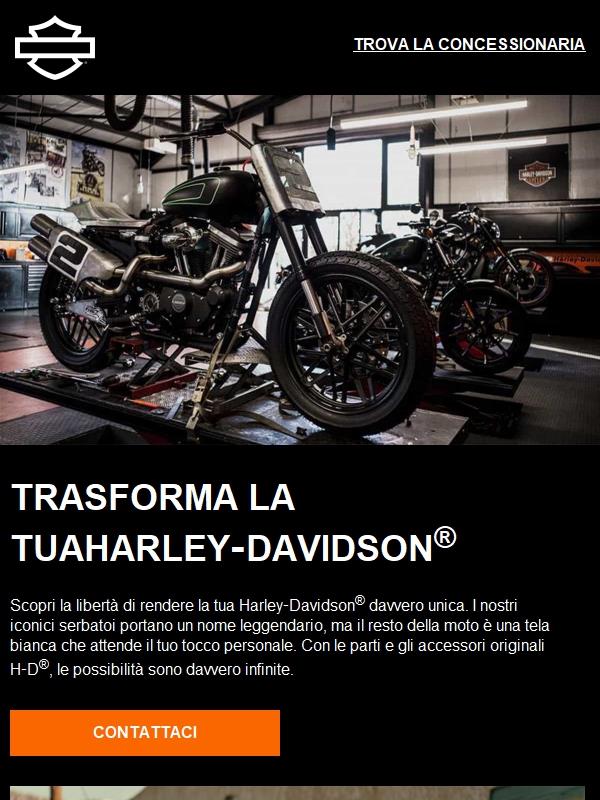 Personalizza la tua Harley-Davidson®
