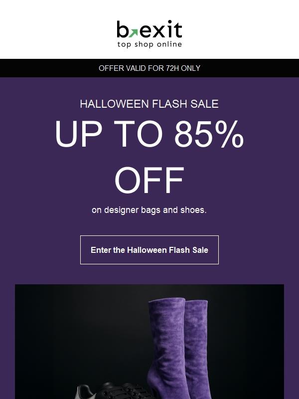 🎃 72-Hour Halloween Flash Sale Awaits!