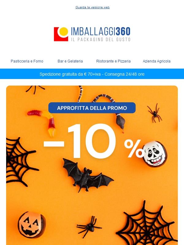 🎃👻 Sconto da brivido su tutta la gamma! 💀💥