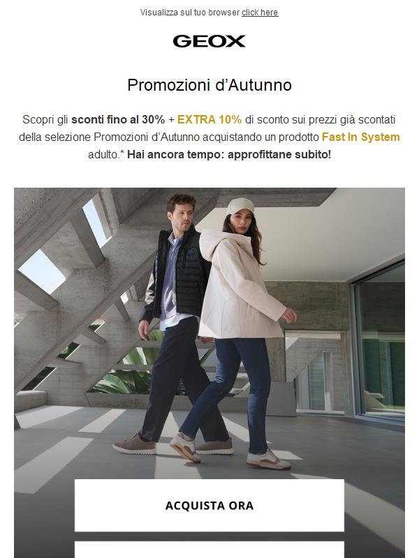 Approfitta subito delle Promozioni d’Autunno! ⚡️