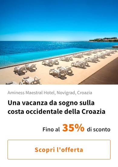 Una vacanza da sogno sulla costa occidentale della Croazia